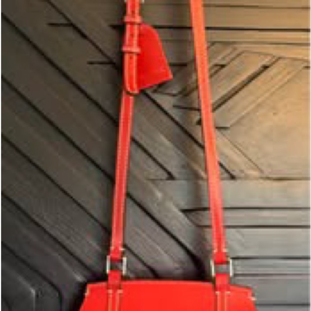 Dooney & Bourke Red Leather Double-Strap Crossbody - Picture 12 of 12